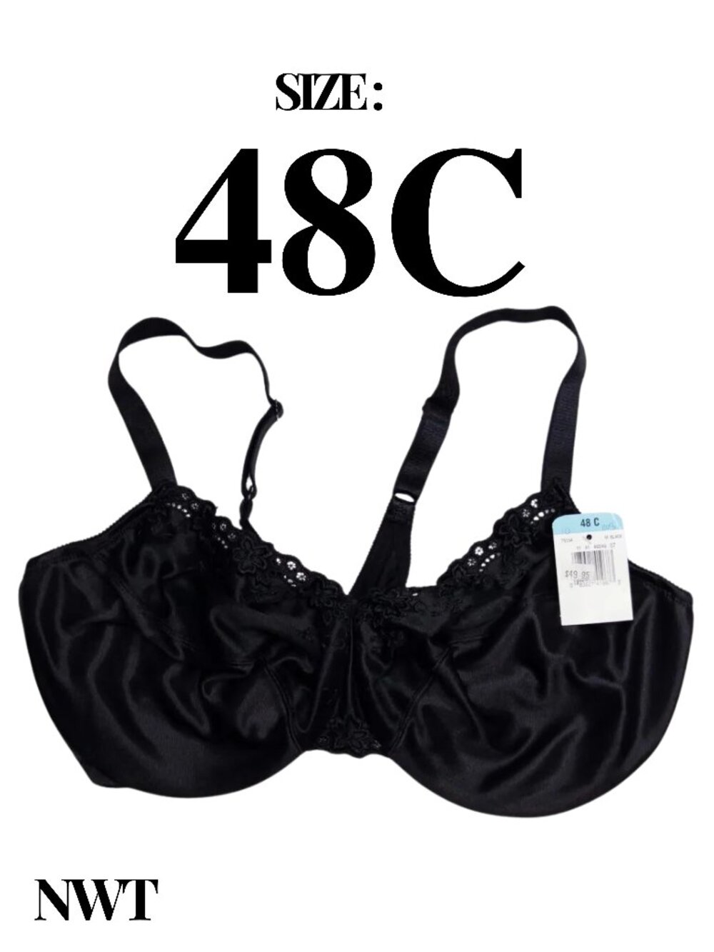 Van Elle Lingerie Bra NWT — Size 48C